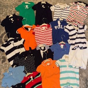 Ralph Lauren baby boy shorts coveralls